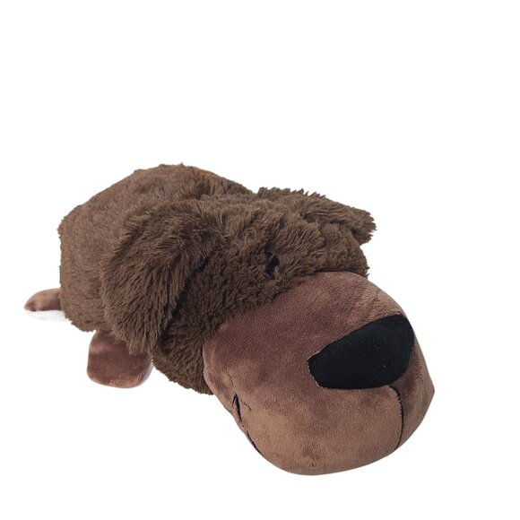 Flip A Zoo Bradley Labrador Brown Puppy Rachel White Kitty Cat Plush 18" - Picture 1 of 11